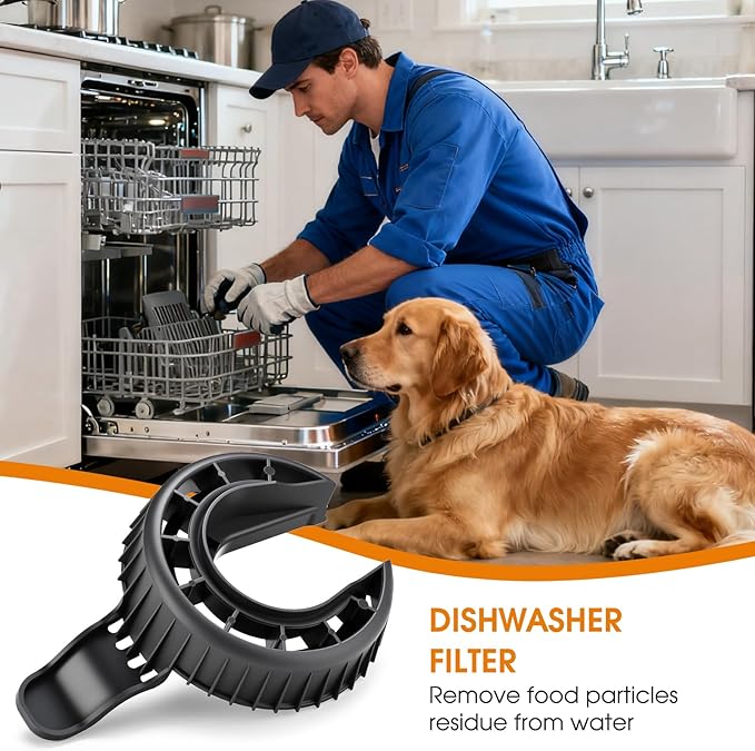 5304506518 Dishwasher Drain Filter Replacement for Frigidaire Dishwashers 154252701, 154252702, 4456335, AP6036337, AP2109132, PS11770485 frigidaire dishwasher parts