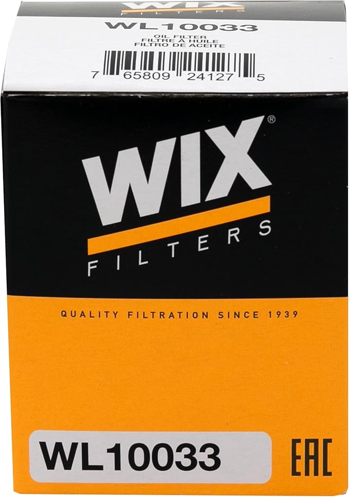 WIX WL10033 Oil Filter Replacement, Built for Synthetic and High Mileage Oil - Compatible With Hyundai, Kia, Genesis (15-20)