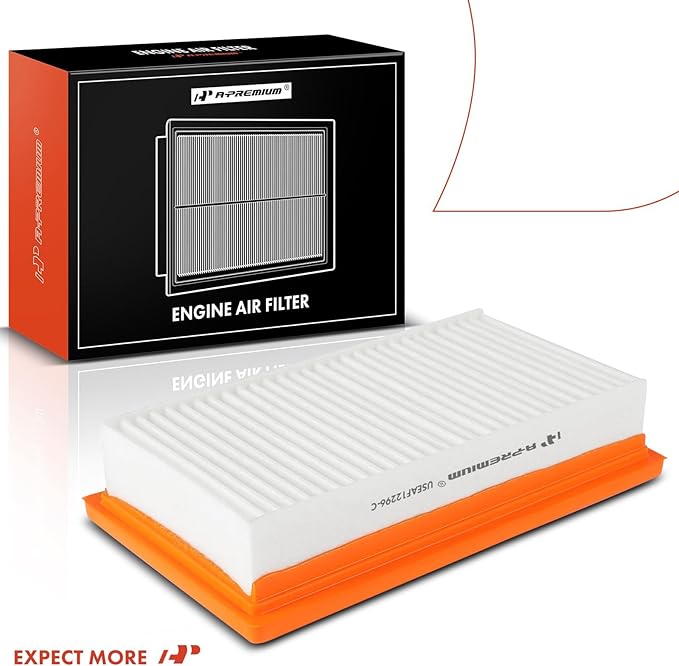 A-Premium Front Engine Air Filter Compatible with Hyundai Accent 2018-2022 & Kia Rio 2018-2023, 1.6L, Replace# 28113H9100, 281138100