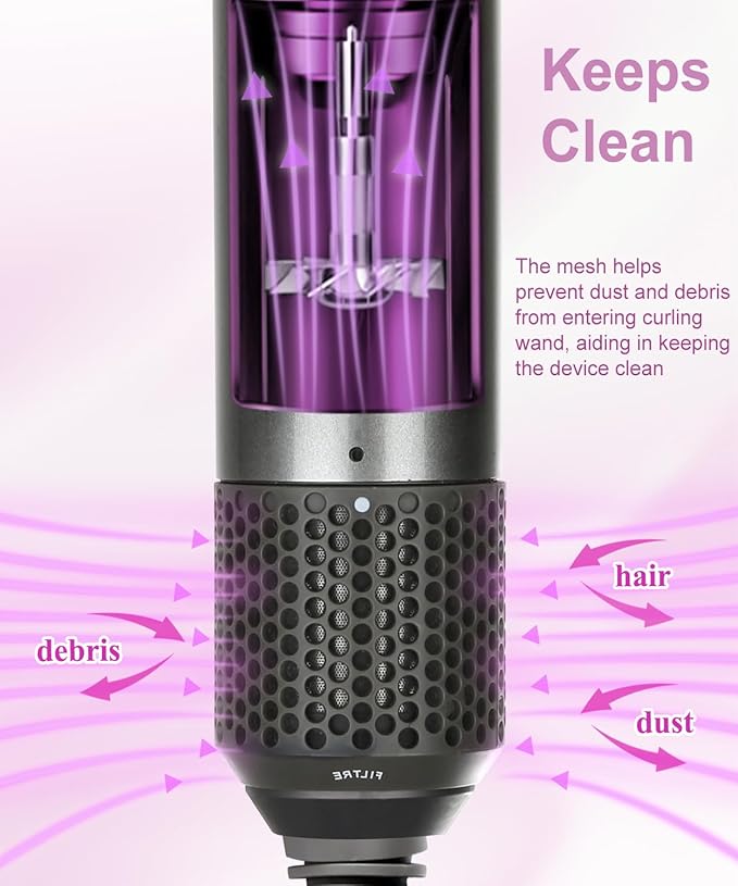 Outer Filter Cage Cover Replacement and Cleaning Brush for Dyson Airwrap HS01 HS05 Strainer Magnetic Filter Cover Part no. 969758-06 NO.969760-01