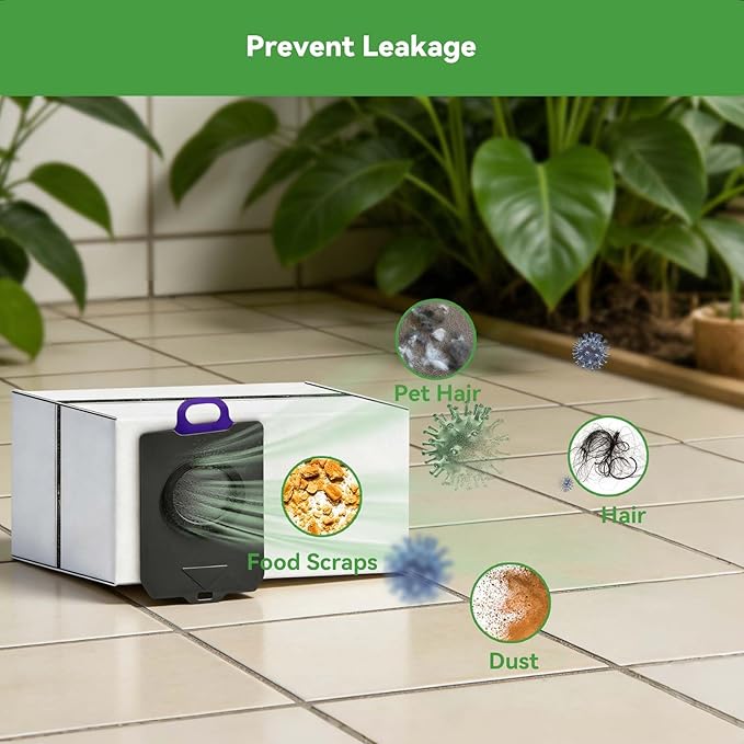 14 Pack Vacuum Bags for NARWAL Flow, Freo Z10, Freo Z Ultra, Freo Z10 Ultra, Freo X10 Pro Robot Vacuum, Disposable Dust Bags with Large Capacity as Replacement Parts/Accessories