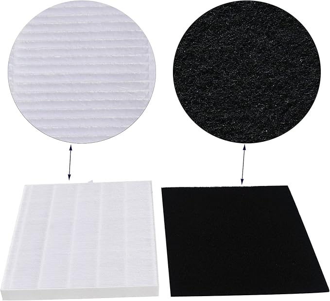 C545 Filter for Winix C545 Filter S, 2 Hepa Filter + 8 Activated Carbon Filters Part No. 1712-0096-00