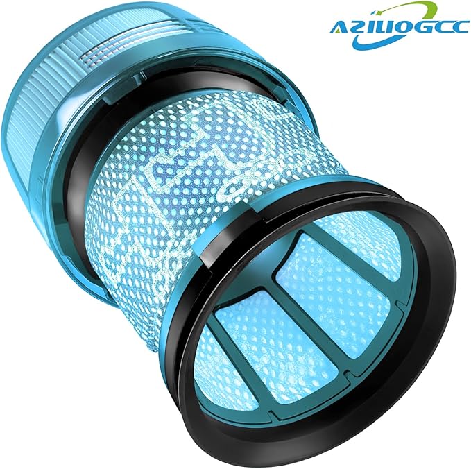 Vacuum Filter Replacement Parts for Dyson V15 Detect, V15 Detect Absolute, V15 Submarine, V11 Torque Drive, V11 Animal, SV14 Cordless Stick Vacuum,Part 970013-02, 2 Pack, Green