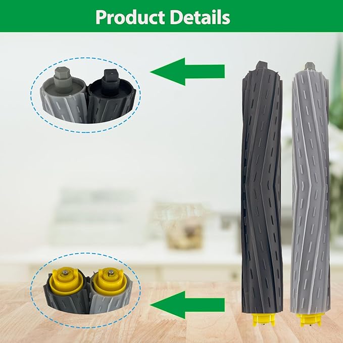 Replacement Roomba 800 900 Series Replacement Parts Compatible with irobot Roomba 805 960 860 861 866 870 880 890 900 960 980 981 985 Robot Vacuum 1 Debris Extractor 3 Filters 3 Side Brushes & 3Screws