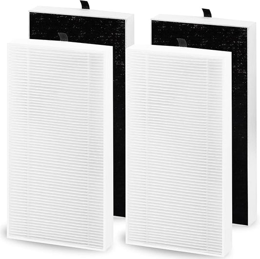Type U Filter Replacement for Honeywell HRF201B, HHT270, HHT270W, HHT290 and Febreze FRF102B, FHT170, FHT180, FHT190 Series Air Purifier by Funmit, 4 Pack