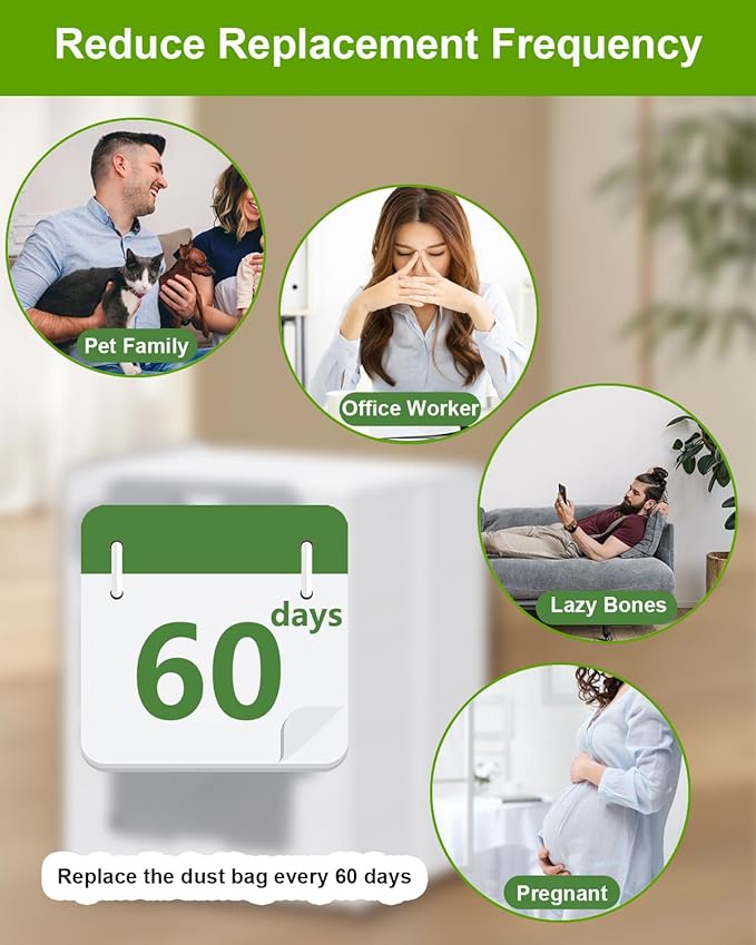 ApexOne 16 Pack Vacuum Bags for iRobot Roomba i3 i3+, i4 i4+, i5 i5+, i6 i6+, i7 i7+, i8 i8+, j5 j5+, j6 j6+, j7 j7+, j8 j8+, j9 j9+, s9 s9+, 104 105 405 504 505 705, 10 Max, 2 Essential Robot Vacuum
