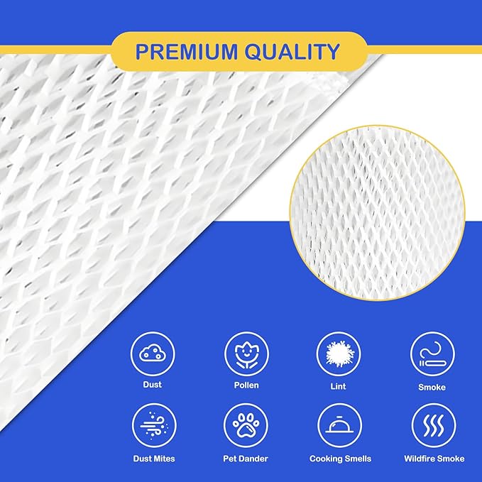Humidifier Wicking Replacement Filter Compatible with Canopy Bedside and Nursery Humidifier, Wood Pulp & Paper Filter, 5 Pack