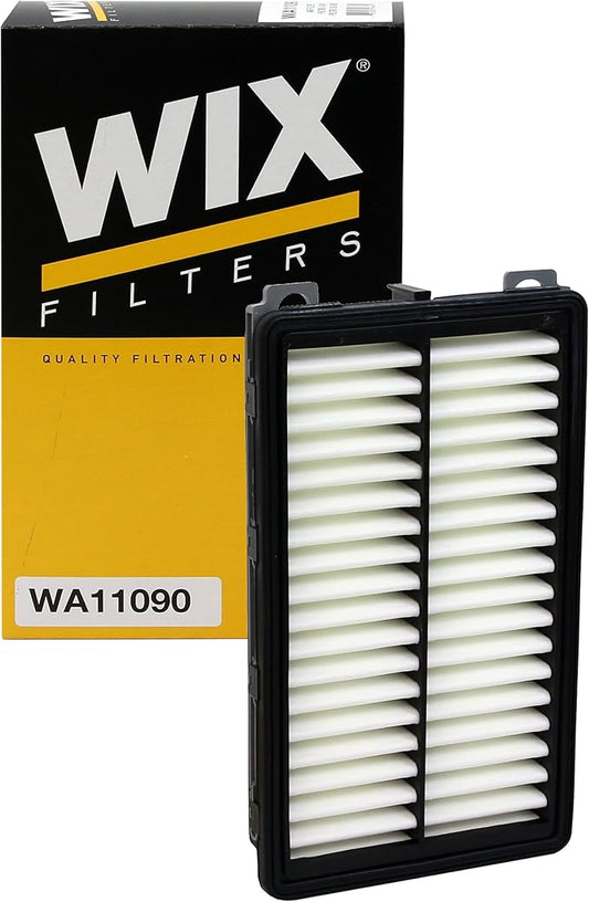 WIX WA11090 Engine Air Filter Compatible With Hyundai Sonata, Elantra, Santa Fe, Santa Cruz, Tucson, Kia Sportage, Sorento, K5, K4, Carnival