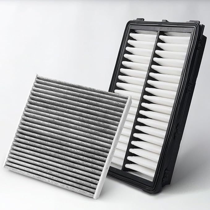 Cabin & Engine Air Filter Kit Fits 2021-2026 Santa/Sorento/K5, 2020-2026 Sonata, 2022-2026 Tucson, 2023-2026 Sportage (Not Fit Hybrid)