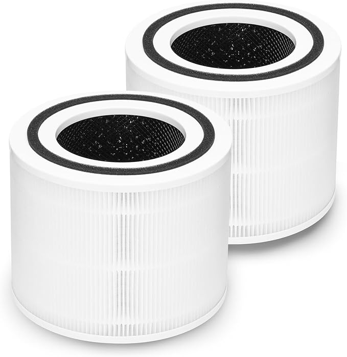 Core 300 Replacement Filter, 2 Pack, H13 Grade True HEPA, Compatible with Levoit Core 300/300-P/300-S Air Purifier