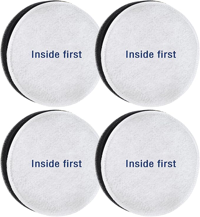 Artriase E0202 Vacuum Filters for Eureka NEU180 NEU180C NEU181 NEU182A NEU182B NEU12CT NEU186 NEU188 NEU188A NEU190 NEU192A NEU202 NEU280 Powerspeed Bagless Cleaner, 4 Pack Foam Filter Replacement