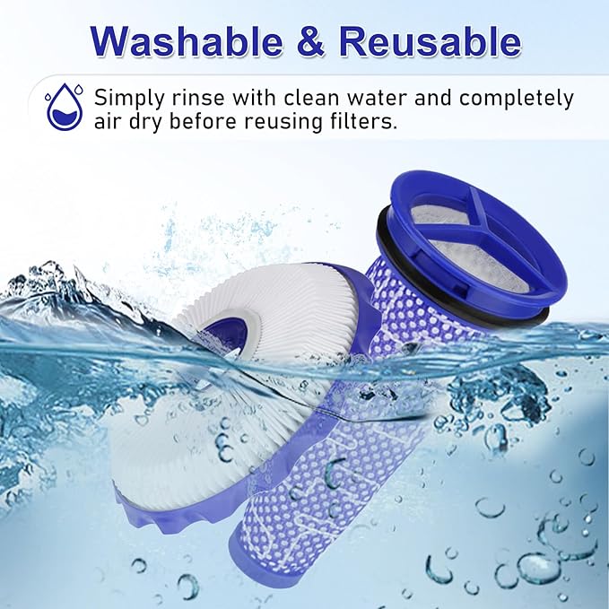 DC50 Roller Brush and Fiter Replacement Compatible With Dyson DC50 Animal Multi Floor Complete Vacuum, Filters Brush Kit, Compare to Part 964705-01 965081-01 965080-01