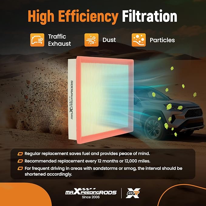 maXpeedingrods CA11305 Engine Air Filter Fits for BMW 320i/228i/328d/328i, 228i/320i/328i/328i GT/328d/428i xDrive, 428i xDrive Gran Coupe, 428i Grand Coupe, Air Filter Replacement Car Accessories