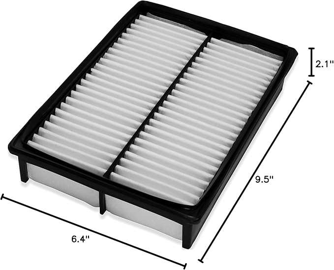 EPAuto GP057 (CA12057) Engine Air Filter, Replacement for Hyundai Elantra, Kona, Elantra GT, Veloster, Kia Forte, Forte5, Soul – Compatible with Select Models 2017–2025, Rigid Panel Filter