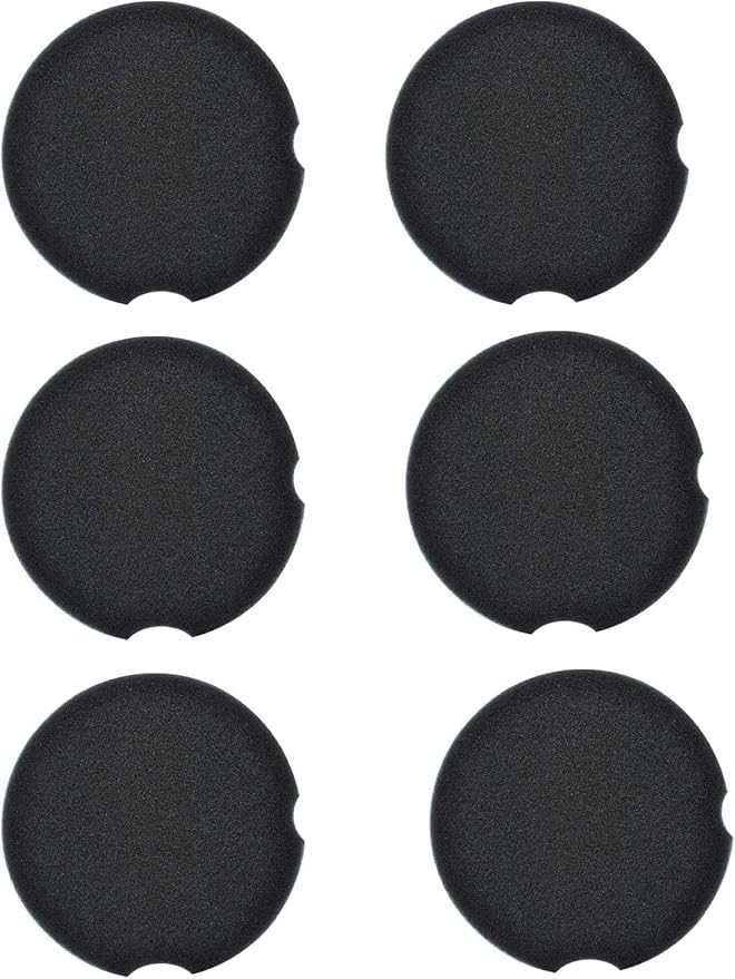 Replacement Filter Compatible with Biss-ell PowerForce Compact Lightweight Upright 1520 2112 Series Cleanview Compact Turbo 3508 3437F Vacuum Cleaner, Replace 1604896 160-4896（6 Packs)