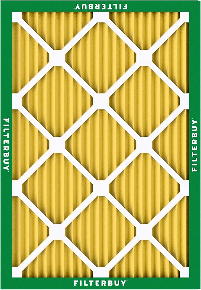 Filterbuy 21x23x1 Air Filter MERV 11 Superior Pet & Allergy Defense (4-Pack), Electrostatic Pleated HVAC AC Furnace Filters Replacement (Actual Size: 20.50 x 22.50 x 0.75)