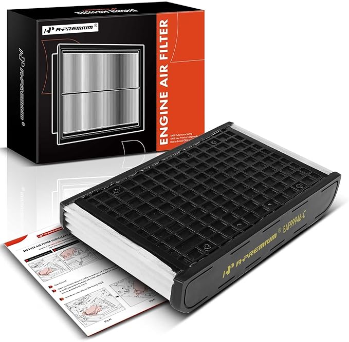 A-Premium Engine Air Filter Compatible with Kia Niro 2023 2024, 1.6L, Replace# PA99946, 28113AT100