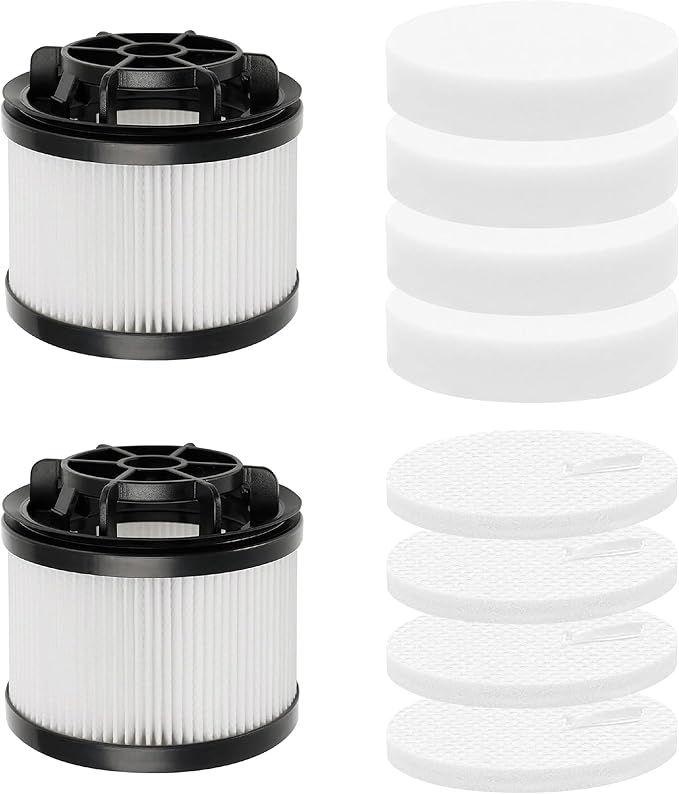 LVAC-200 Premium Replacement Filters Compatible with Levoit LVAC-200 Cordless Vacuum Model LSV-V201-WUS Includes 2 HEPA Post-Motor Filters & 4 Pre-Motor Filters for LVAC200 Vac