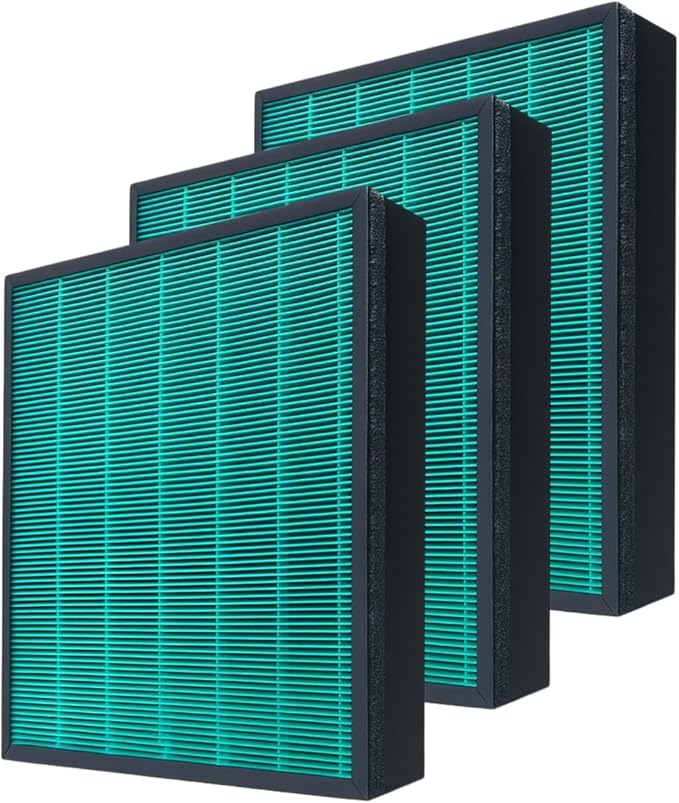 Nispira Max2 250 250S AP-1720-FP Filter Replacement For Coway Airmega Max2 250/250S Smart Air Purifier True HEPA Active Carbon, 3 Packs