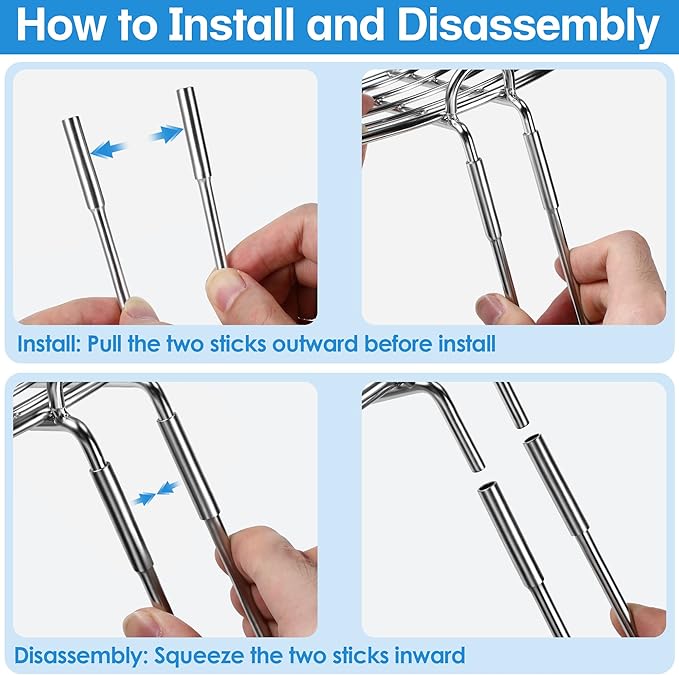 Dreyoo Water Filter Stand 8" Tall by 9" Wide Compatible with Berkey Water Filter System Countertop, Detachable Stainless Steel Stand for Most Medium Gravity Fed Drinking Fountain