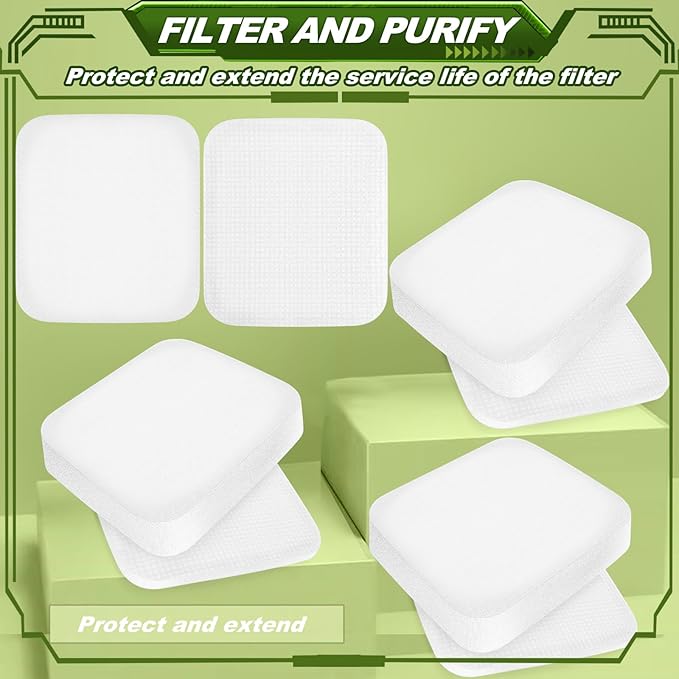 Filters Replacement for Shark Performance Lift Away UV850 UV900 DuoClean Upright Vacuum,4 Foam & Felt Filters Kit, Compare to Part #XFFK602UKT