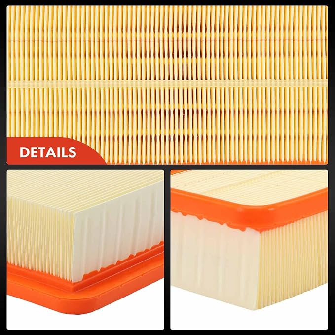 A-Premium Engine Air Filter Compatible with Hyundai Accent & Kia Rio, Rio5, 2006-2011, Flexible Panel, Replace# 281131G000