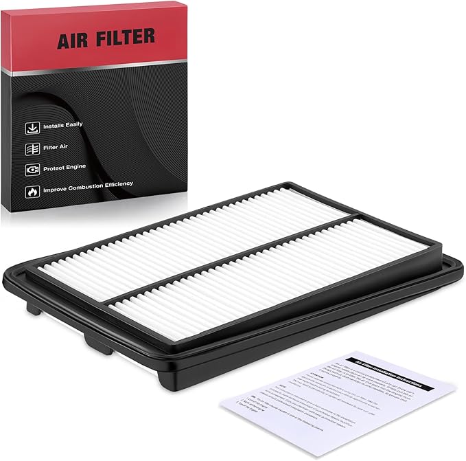 BDFHYK CA11858 Engine Air Filter Compatible with Nissan Qashqai 2017-2022, Rogue 2014-2020, Rogue Sport 2017-2022, L4 2.0L, Replace# 165464BA01