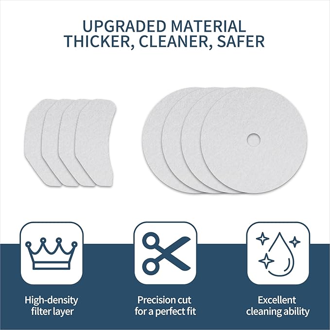 10 PCS Dryer Exhaust Filter suitable for Panda Lint Filter Cloth Dryer Replacement Include 8 Exhaust Filters & 2 Air Intake Filters Replacement suitable for Pan.da, Son.ya, A.vant, Magic Chef Dryers