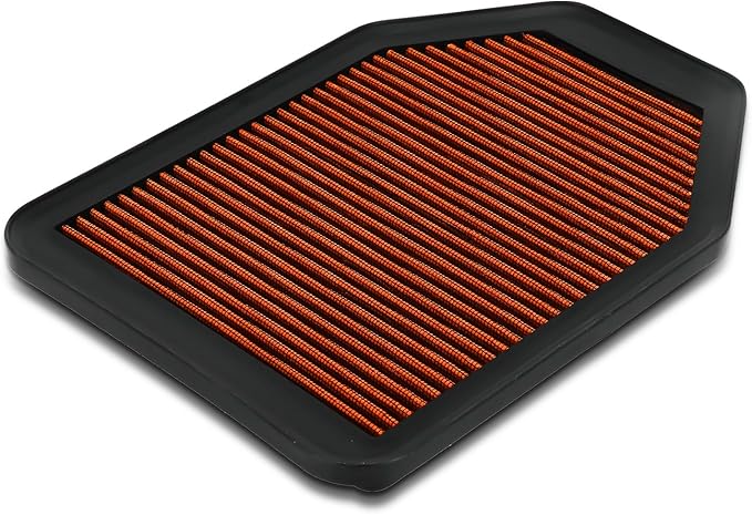maXpeedingrods MX-2364 High Performance Engine Air Filter Washable & Reusable, Requires No Oil for Jeep Wrangler JK 2007-2017, for JEEP Wrangler III (JK) / Wrangler II (TJ) 53034018AD 53034018AE