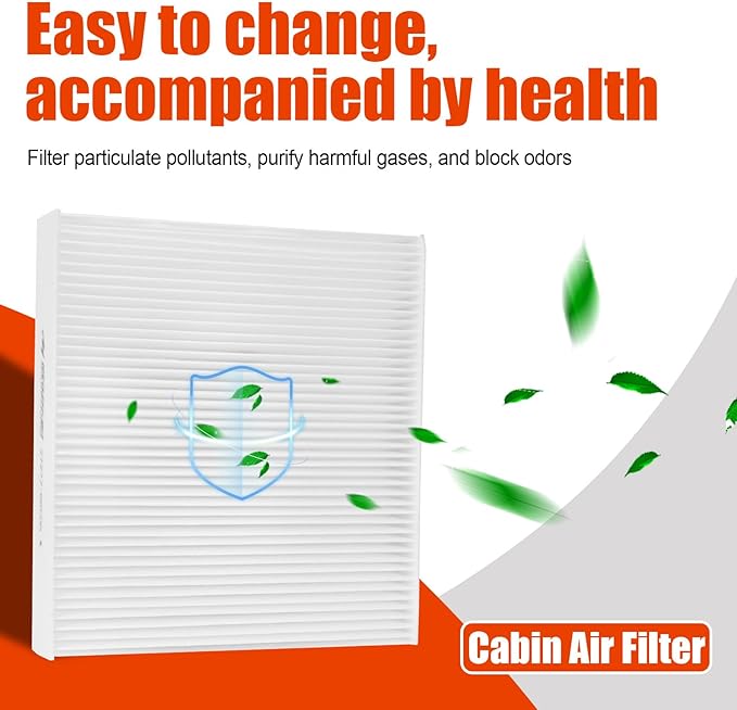 16546-6RA0A Engine Air Filter & 27277-6RC0A Cabin Air Filter Combo Set Compatible with Nissan Vehicle Rogue 2021 2022 2023 2.5L 1.5L Replace OE 165466RA0A 272776RC0A