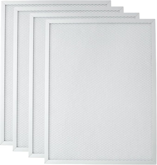 4Pcs 50000293-002 Post Filter Compatible with HoneyWell Electronic Cleaner F300E F300A F50F F58F Series 16" x 25" Equipment Models Replacement Parts 16" x 12.5"