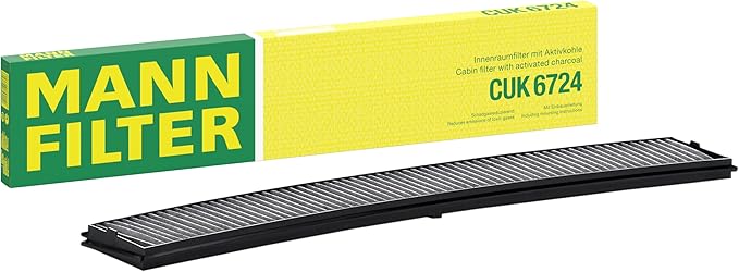 Mann-Filter CUK 6724 Cabin Filter With Activated Charcoal for select BMW models