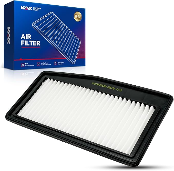 KAX Engine Air Filter, CA11469 Replacement for Chevrolet Spark 2012 2013 2014 2015, Advanced Air Filter Media, Increased Acceleration