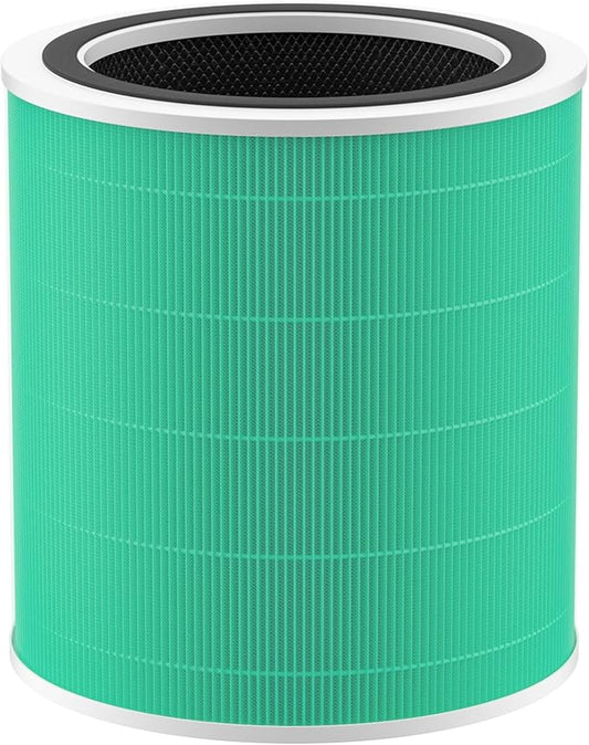 Core 400S Toxin Absorber Replacement Filter for LEVOIT Core 400S and Core 400S-P Smart WiFi Air Purifier, 3-in-1 Grade Main Activated Carbon Filter, Core 400S-RF-TX (LRF-C401-P-GUS), Green, 1 Pack