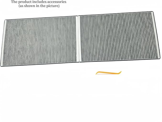 HEPA Air Filter Replacement for Tesla Model X 2015-2020,Intake filter,Foldable Upgrade Activated Carbon Replacement Low Wind Resistance