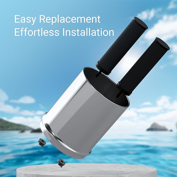 [New Upgraded Ultrafiltration] AQUA CREST Black Water Filter, Replacement for Berkey® BB9-2® Black Purification Elements, Berkey® Gravity Water Filter System, 2 Pack