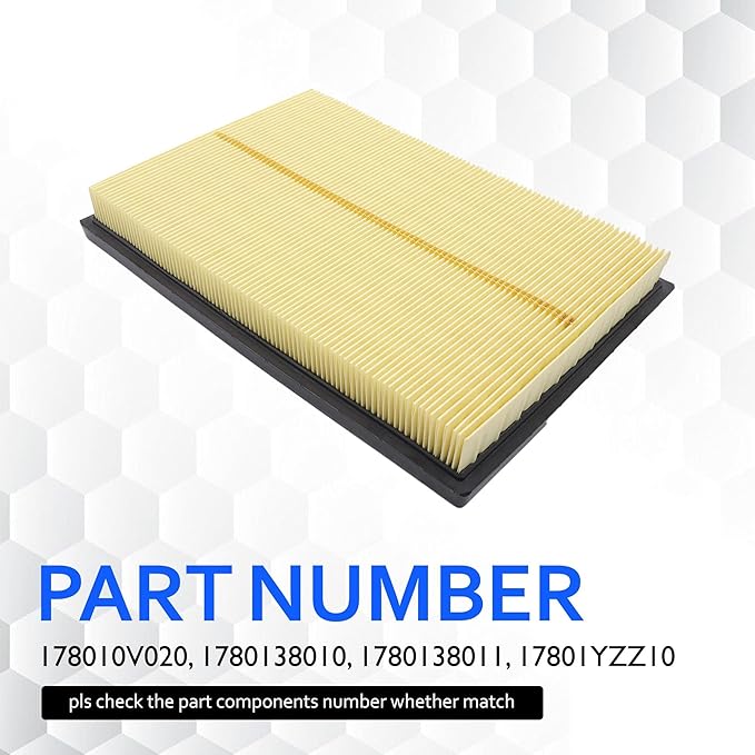 CA10677 Engine Air Filter Compatible with Lexus ES300h 2013-2018, HS250h 2010-2012, LS460 2007-2017, LS600h 2008-2016, Toyota Avalon 2013-2018, Camry 2012-2017, RAV4 2013-2018