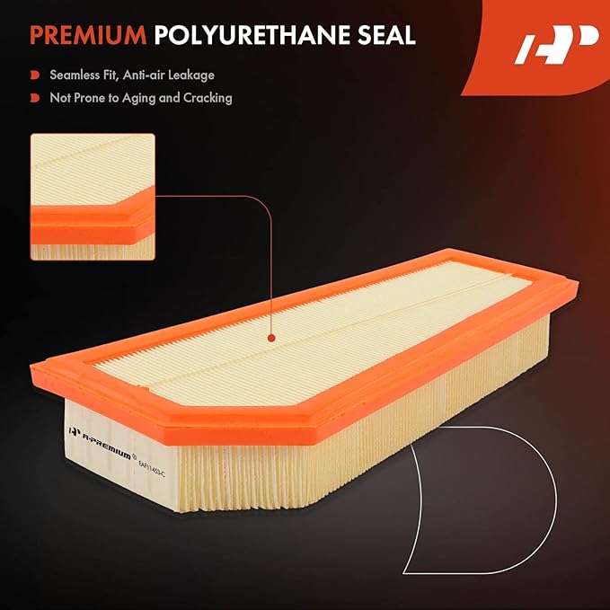 A-Premium Engine Air Filter Compatible with Mercedes-Benz W204 W205 C250, R172 SLK250, 2012 2013 2014 2015, L4 1.8L, Flexible Panel, Replace# 2710940304
