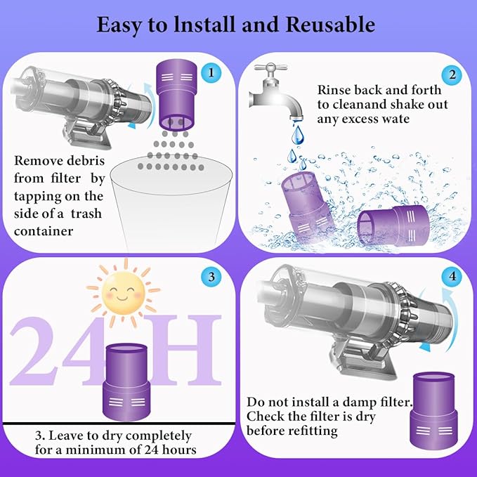 Replacement Filter Compatible with Dyson V11 Outsize, V11 Outsize Origin, Outsize Plus, Outsize+, Outsize Absolute+, SV16, SV29 Vacuum Cleaner, Compare to Part 970422-01 (2 PACK)