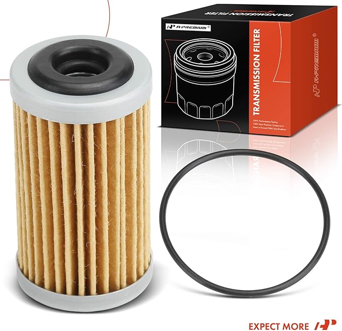 A-Premium Automatic Transmission Fluid Filter with O-Ring, Compatible with Nissan Sentra 2013-2018, Versa 2012-2018, Automatic CVT Transmission Only