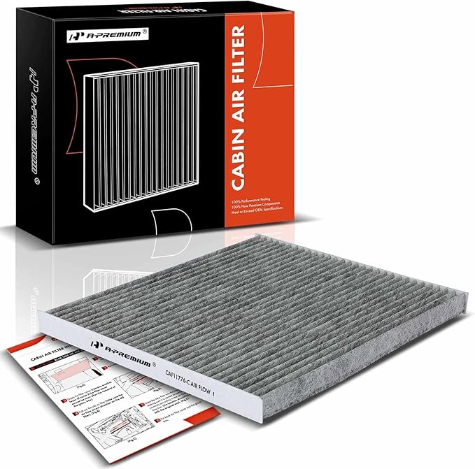 A-Premium Cabin Air Filter with Activated Carbon Compatible with Nissan & Infiniti Models - Altima 2013-2018, Murano 2015-2023, Pathfinder 2013-2020, Maxima 2016-2023, QX60 2014-2020, JX35 2013
