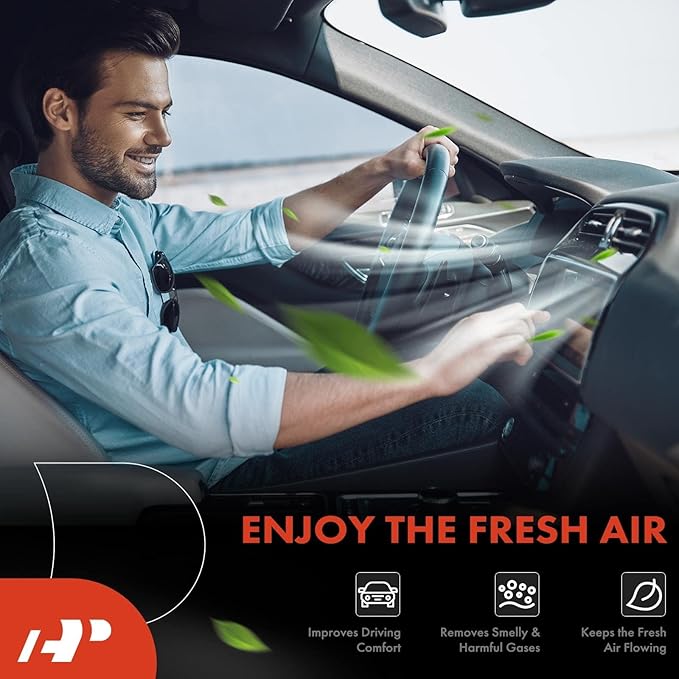 A-Premium Cabin Air Filter with Activated Carbon Compatible with Ford Escape 2013-2019, Focus 2012-2018, Transit Connect 2014-2022, C-Max 2013-2018, GT 2017-2022 & Lincoln MKC 2015-2019