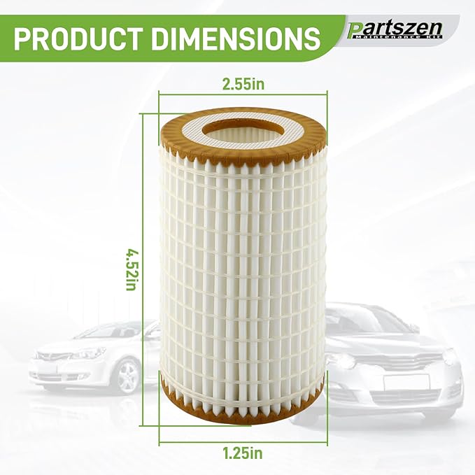 05102905AB Oil Filter with O-rings Fit for Mercedes-Benz AMG E300 E550 C320 C230 CL550 CLK55 2005-2011