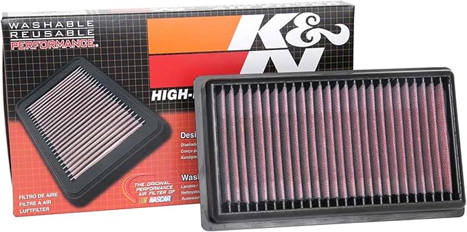 K&N Engine Air Filter: Reusable, Clean Every 75,000 Miles, Washable, Premium, Replacement Car Air Filter: Compatible with 2018-2019 HYUNDAI/KIA (Accent, Rio), 33-5081