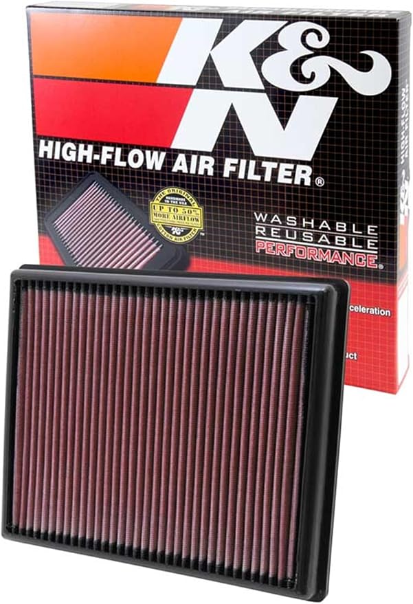 K&N High-Flow Original Lifetime Engine Air Filter: Increase Power: Premium, Washable: Compatible with 2012-2018 BMW: 235i, 335i, 435i, ActiveHybrid 3, i8, M2, 33-2997