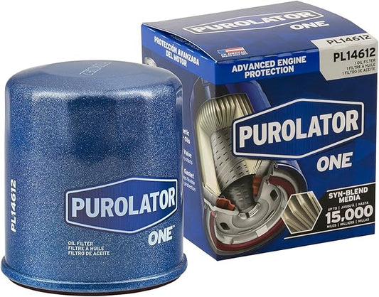 Purolator PL14612 PurolatorONE Advanced Engine Protection Spin On Oil Filter Compatible With Nissan Altima, Rogue, Sentra, Murano, Versa, Maxima, Mazda 3, CX-5, CX-9, CX-30, 6, INFINITI QX60 and Q50