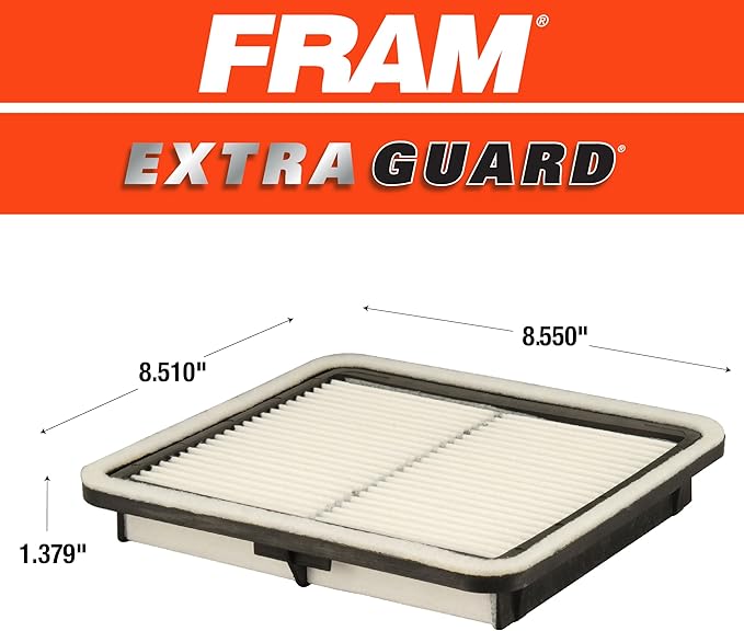 FRAM Extra Guard CA9997 Replacement Engine Air Filter for Select Subaru Models, Provides Up to 12 Months or 12,000 Miles Filter Protection