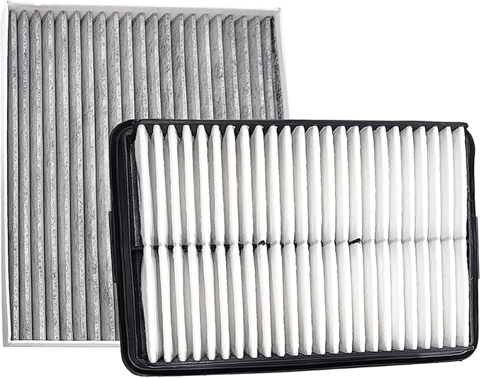 For Engine & Cabin Air Filter For Kia Forte (2019-2023), Forte5 (2020-2023), Elantra (2017-2020), Elantra GT (2018-2020). Replace 97133-F2000, CA12057