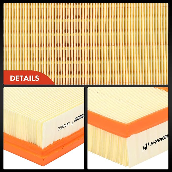 A-Premium 2-PC Engine Air Filter Compatible with Mercedes-Benz S550 2012-2017, SL550 2013-2020, CLS550, E550, GL450, GL550, GLS550, G63 AMG, GLE63 AMG, S63 AMG, & More