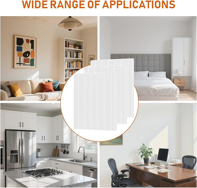 114190 True HEPA Replacement Filters Compatible with Winix 9500 U300 P300 WAC9000 WAC9500 WAC5000 WAC5000b WAC5300 WAC6300 WAC5500 Air Cleaner Purifiers, Compared to Winix Filter B 114190,Pack of 3